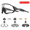 Solglasögon PhotoChromic New Cycling Solglasögon UV400 Women Road Bicycle Goggles Men Cycling Glasses MTB Sports Outdoor Eyewear For