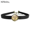 Kettingen hete zomer avatar de laatste airbender glazen koepel lederen choker ketting koninkrijk ketting