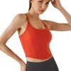 Ll nouveau sport top women's nue small slinge fitness sous-vêtements intégrés de gobelet fixe bra beauté back tabarge