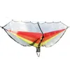 캠프 가구 New Lightweight Hammock Bug Bug Mosquito Net Easy Setup Outdoor Double Single Hammocks 360도 보호 듀얼 사이드 지퍼 Y240423