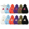 Designer Mens Hoodie Bear -borduurbrief Sweatshirts Zwarte hoodies voor mannen Dames Stylist Jacket 100% katoenen hoody