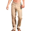 Pantalon masculin couleur Couleur décontractée élégante jambe large pour le streetwear de street