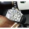 2024 Herrkvarts 6-stifts andra löpande flänsklocka Silikonklocka Par Titta på silikonrem högkvalitativ pekskärm Trend Men's Quartz Watch