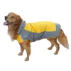 Regenjassen Casual Outdoor Dog Storm Coat Waterdichte Universal Pet Raincoat Medium Grote Dog Raincoat Golden Retriever Pet Deskled