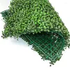 Decoratieve bloemen 8 stuks kunstmatige buxus panelen topiary hedge plant privacy screen UV beschermd geschikt voor buiten binnen huisdecoratie