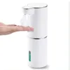 Nowy bezdotykany pieniący się dozownik mydła przenośny dozownik mydła 380 ml USB ładowalny elektryczny 4 -poziomowy poziom automatyczny dozownik - dla