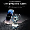 Зарядные зарядки Magnetic Wireless для Apple 3in1 Стандартная 15 Вт.