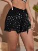 Jeans para mujeres Trend personalizados Diamond Rivet Beads Sexy Denim Stretchless Black Shorts