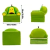 Poduszka Pluszowa Składana Sofa dla dzieci 2 w 1 Dzieci Śliczne kreskówkowe leniwe poduszki bez dekoracji wypełniacza liniowego