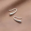 Studörhängen 925 Sterling Silver vattendroppar för kvinnor Enkel modefärg grossist/dropship smyckespresent