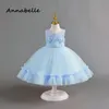 Vestidos de menina Annabelle Flower Princess Dress Vesti