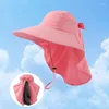 Berets Necklappen Eimer Hut Sonnenschirme für das tägliche Leben Yoga Training Sport atmungsaktiven Outdoor