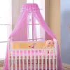 ベビーベッドルームカーテンネット蚊網ベビーベッドの新生児乳児用ベッドキャノピーテントポータブルバビキッズベッドルーム装飾ネット