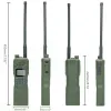 Akcesoria Baofeng AN /PRC 152 Style VHF /UHF Dwukierunkowe radio taktyczne z dedykowanym połączeniem U94 PTT może dostosować się do dowolnego taktycznego zestawu słuchawkowego