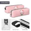 Cherry Blossom Pencil Case Hope Cartoon School Cases Square Girl