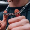 Kettingen mode nieuwe figaro ketting ketting voor mannen punk zilveren kleur roestvrij staal lange ketting mannen hiphop sieraden cadeau