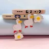 Cell Phone Anti-Dust Gadgets Cute Refueling Duck Dust Plug Charm Kawaii Charge Port Plug For iPhone Phone Anti Dust Cap Type C Dust Protection Stopper Y240423