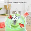 Juicers Fruit Blender Mini USB Rechargeable Mixer Electric Handheld Smoothie Maker Blender Stirring Portable Food Processor Fruit Juice