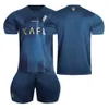 Soccer Men's Tracksuits 2324 Saudi Al-nassr Fc Victory Away Blue No.7 Ronaldo Jersey No.10 Mane Suit