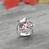 Bands Anslow Trendy Fashion Retro Classic Large Oval Crystal Wedding Finger Ring For Women Coar Lovers Lovar Ring Gift Low0049ar