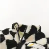 コートミランセル冬の赤ちゃんパーカスファーライニングガールズアウターウェアボーイズラムウールベビー服