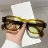 Солнцезащитные очки Kammpt Vintage Square Sunglasses New Fashion Ban Color Womens Glasses 2024 Дизайн модного бренда UV400 Солнцезащитные очки J240423