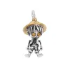 Pendenti bocai New S925 Sterling Sterling Vintage Personalized Trendy Cartoon Bambola Hat HAD Man Male and Female maschio e femmina