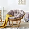 Pillow Swing Hanging Basket Seat Round Filling Rattan Chair Pad Garden Indoor Outdoor Relax Sofa (Without Chair)
