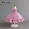 Vestidos de menina Annabelle Flower Princess Dress Vesti