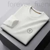 Sweatshirts pour hommes Designer High Fréquence Lettre de pression Glue Goods européens Grille Prid Round Nou Sweat pour hommes T-shirt à manches longues haut de gamme pour hommes