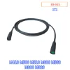 Accessoires Ebike Motor Display erweitertes Kabel für Bafang M410 M500 M600 M800 Gummi -Ebike verlängertes Kabel Elektrofahrradteile