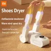 マイクXiaomi Shoes Dryer Hine Fast Dryer Heater Deodorizer Dehumidifier Device Foot Warmer Heater Home Portable Electric Shoe Dryer