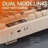 M96ワイヤレスキーボードBluetooth無料ウルフゲームDualModeElectronic Sc​​reenMulvice ConnectionErgonicics 240418