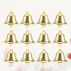 Party levererar 100 st julgrandekorationer Bell Pendant för DIY Wind Chime Accessories The Dog Mini