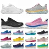 2024 Clifton 9 Bondi 8 hardloopschoenen voor mannen en vrouwen Kawana Mafate Elevon Designer Sneakers Triple Black White Pink Mens Dames Outdoor Sports Trainers