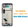 Förstärkare 6.3 "Original för Xiaomi Redmi Note 7 LCD -skärm Pekskärmsersättning för Redmi Note 7 Pro LCD M1901F7H M1901F7G Display
