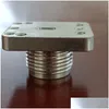 Small Processing Machinery Parts Hinery Partsfactory Direct Sales Precision Manufacturing Aluminum Square Connection Sleeve Drop De Dhhcb