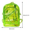 Mochila unisex pvc jalea liviana