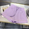 Shorts féminins 2024 Summer Pink European Diamond High Taies Small Loose Loose Ligged un pantalon de garde décontracté