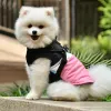 Parkas huisdierhond jasje met harnas winter warme hondenkleding waterdichte grote hondenjas voor labrador chihuahua Franse bulldog outfits