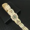 Classic Arabian Bridal Belt Jewelry Vintage Lady Carved Metal Midje kedja Muslimska Caftan Crystal Belt för kvinnor 240408