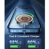 Ladegeräte 65W Qi Magnetic Car Wireless Ladegerät für MacSafe iPhone 14 13 12 Pro Max Mini AIR -Lüftungsauto -Telefonhalter Ständer schnelles Autoladen