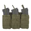 Holsters Tactical Magazine Pouches Single / Double / Triple AK M4 Rifle Molle Mag Pouch Airsoft Paintball Military Army Hunting Shooting