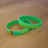 Brins 2pcs Sénégal National drapeau bracelets sportives bracelet silicone hommes femmes caoutchouc groupe patriotique commémoratif accessoire de mode
