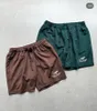 2024 New Summer Shorts Embroidered Breathable Mesh Quick Drying Hawaiian Beach Shorts