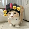 Accessoires drôle chat chapeau mignon raffiné pour animaux de compagnie chiot chaton cool chapeau de fête de séance photo