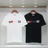 2024 Mens t shirts mannen shirts ontwerper T shirts tees shirt shirt shirt mouwen luxe kleding zomer vrijetijds vrijetijds ademende bedrukte jassen hoogwaardige kleding groothandel