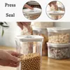 Storage Bottles Kitchen Food Box Grain Sealed Can Pasta Container Moisture-Proof Fresh-Keeping Spice Cereals Jar Cabinet Organizer