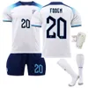 Soccer Men's 2223 England World Cup Jersey 9 Kane 10 Stirling 19 Mount Kit