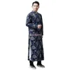Abbigliamento etnico Oriental cinese tradizionale tang tuta Hanfu vintage QIPAO COTTO COLLAR VESTIDO MASCHI